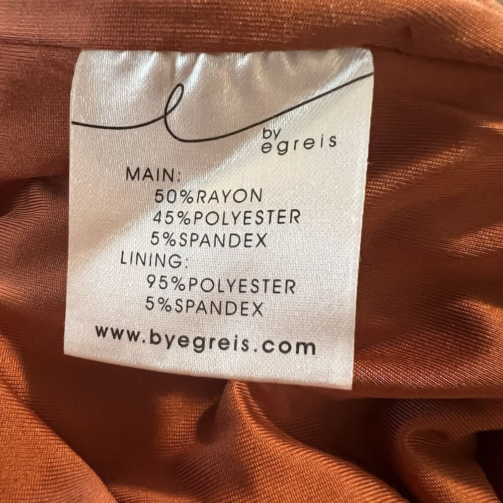 By Egreis Maxi Midi Dress Small Bodycon Ruched Y2K - Picture 4 of 5